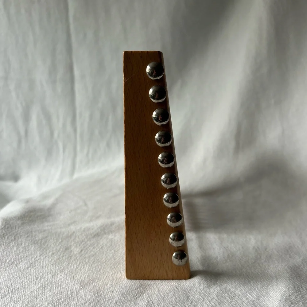 Vintage Hermann Eichhorn Wooden Abacus — Made in Germany Toy Montessori Retro